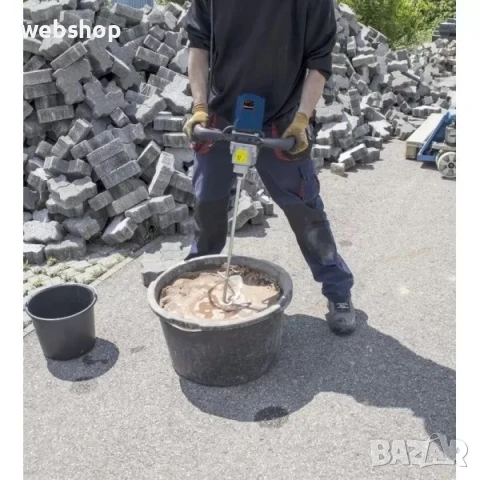 Строителен миксер, Бъркалка за бетон и строителни лепила 2400W Kraft Royal, снимка 7 - Други инструменти - 50558155