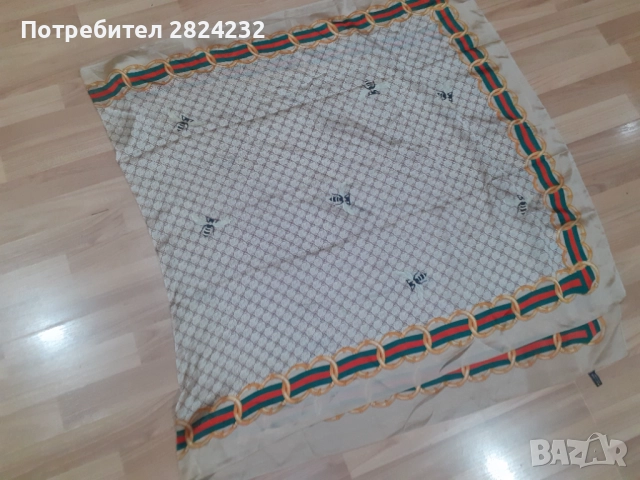 Копринен шал, снимка 3 - Шалове - 51686275