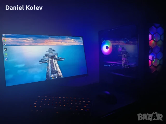 Геймърски компютър с Radeon rx 580 и Ryzen 5 4500 , снимка 1