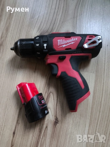 Винтоверт Milwaukee m12 bpd и батерия Milwaukee m12b2