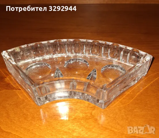 Масивно кристално плато за ордьоври, снимка 5 - Прибори за хранене, готвене и сервиране - 48017770