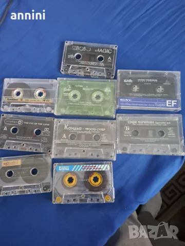касетки със музика за радиокасетофон  9бр, снимка 3 - Аудио касети - 49877198