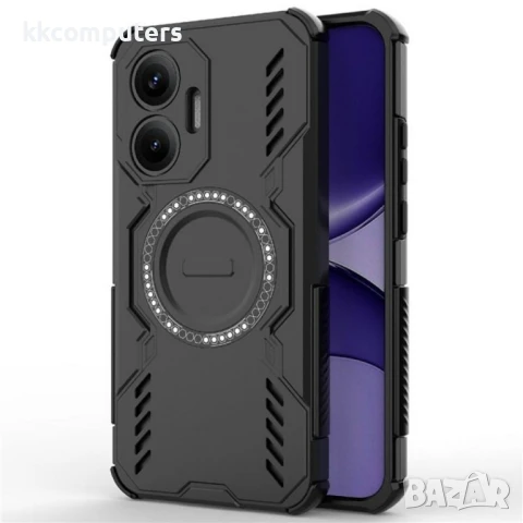 Xiaomi Poco F7 5G / Redmi Turbo 4 Pro 5G Удароустойчив Magnetic /Butterfly Armor Hollow Heat Dissipa, снимка 5 - Калъфи, кейсове - 50809855