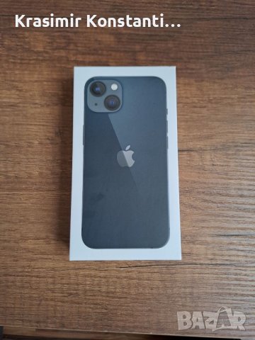 ++ЧИСТО НОВ++Apple Iphone 13 Midnight 2г. Гаранция, снимка 1