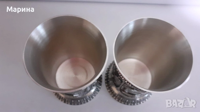 Немски чаши за вино и ракия 130 мл, Antik*Vintage #94, снимка 5 - Антикварни и старинни предмети - 52420275