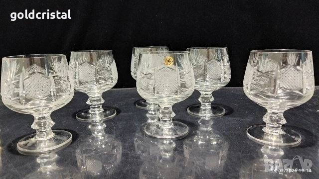 кристални чаши , снимка 7 - Антикварни и старинни предмети - 29364094