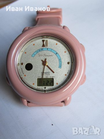 Casio UV-10 UV Sensor Made in Japan Касио ръчен часовник нов, снимка 2 - Дамски - 41605917