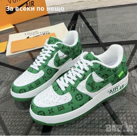Nike Air Force Louis Vuitton Мъжки Маратонки👟Мъжки Спортни Обувки-2 Налични Цвята Код E. Fashion-35, снимка 2 - Маратонки - 52844084