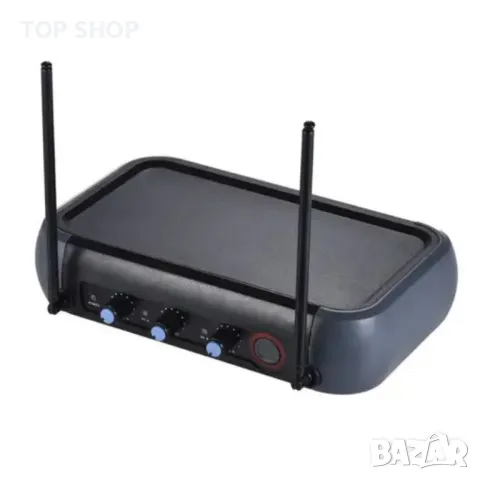 AMMOON AM 268 двуканален vhf безжичен ръчен чифт микрофони, снимка 4 - Микрофони - 48791961