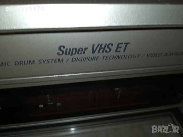 SOLD OUT-JVC HR-S9700EU SUPER VHS ET VIDEO-ВНОС SWISS LK1ED1311231725, снимка 8 - Плейъри, домашно кино, прожектори - 42975536