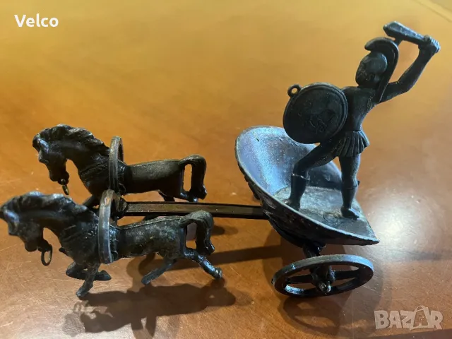 бронзова колесница , снимка 6 - Антикварни и старинни предмети - 49527152