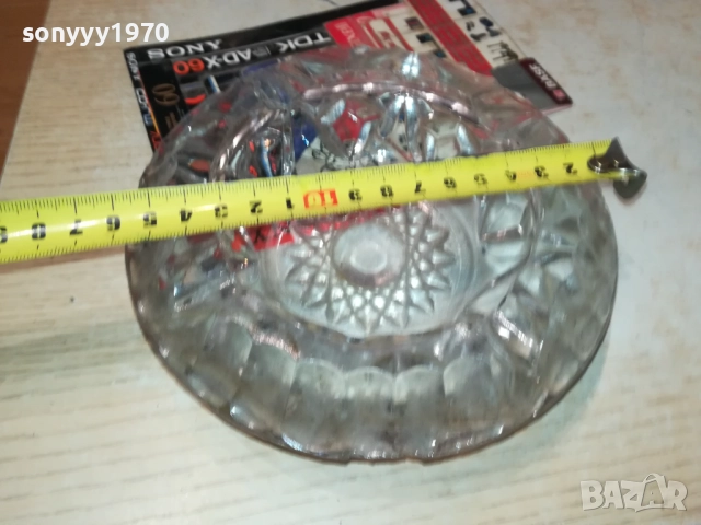 СТЪКЛЕН ГОЛЯМ МАСИВЕН ПЕПЕЛНИК 0709251654LCHERY, снимка 18 - Антикварни и старинни предмети - 51634027