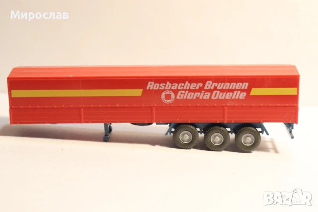 WIKING H0 1/87 РЕМАРКЕ КАМИОН МОДЕЛ ТИР