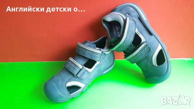 Английски детски сандали естествена кожа , снимка 3 - Детски сандали и чехли - 36990409