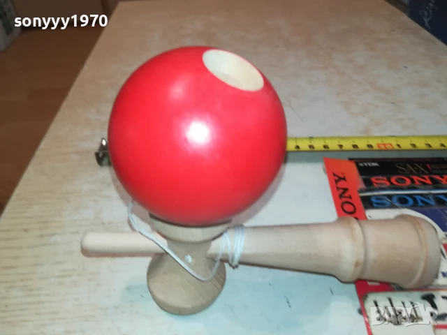 ДЪРВЕНА ИГРА С ТОПКА И ВЪЖЕ 1108250828, снимка 9 - Колекции - 51323296