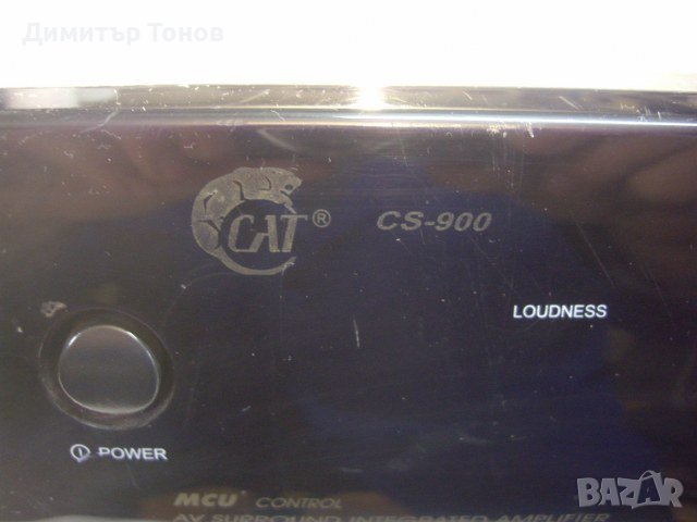 CAT CS-900  AV POWER AMPLIFIER, снимка 2 - Ресийвъри, усилватели, смесителни пултове - 39444049