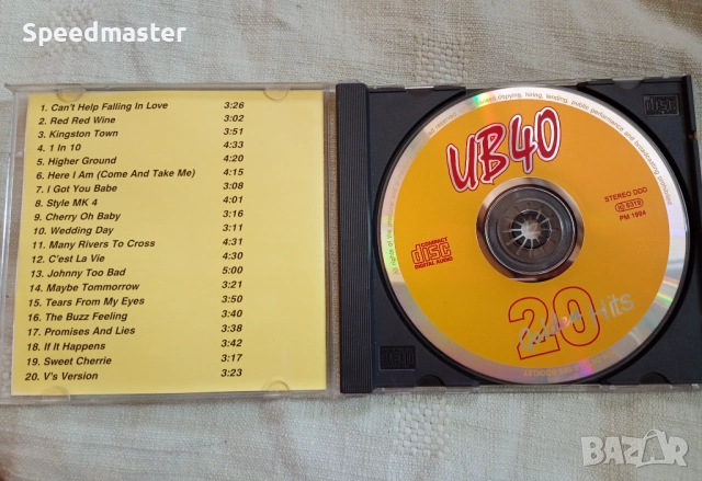UB40 - Golden Hits, снимка 2 - CD дискове - 51786165