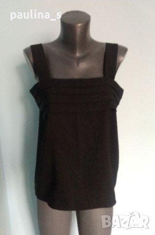 Копринен топ тип потник "eterna" / голям размер , снимка 2 - Потници - 39879800