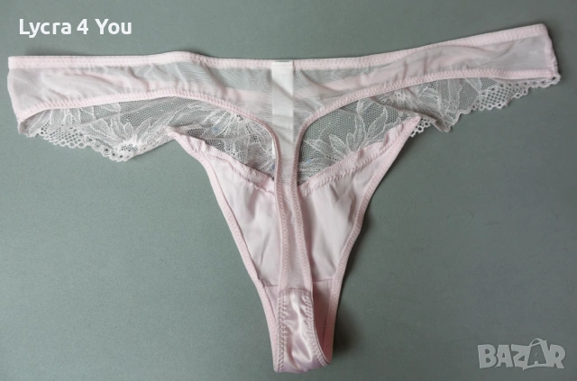 Primark L луксозни светло розови прашки от сатен и дантела, снимка 3 - Бельо - 53264323