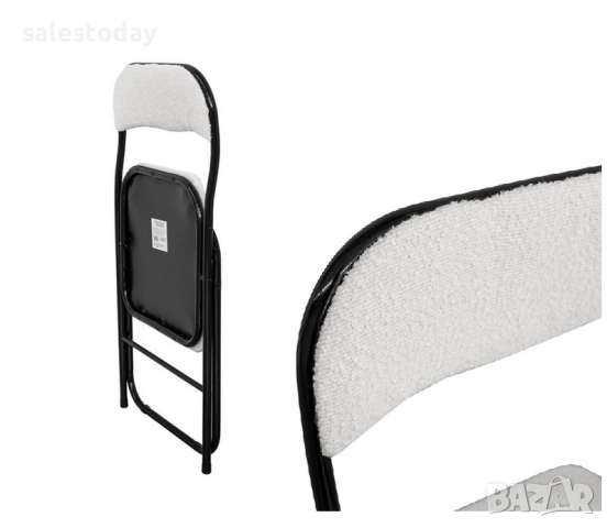 Метален стол, Сгъваем, , снимка 3 - Столове - 46395493