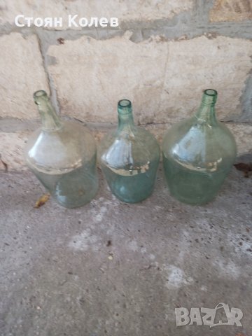 стъклени дамаджани , снимка 5 - Буркани, бутилки и капачки - 43543004