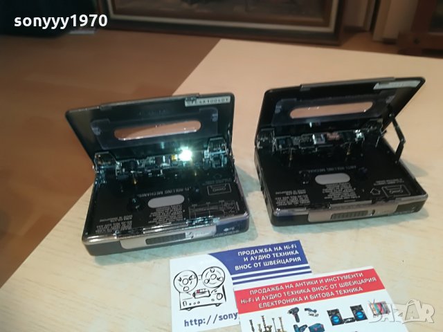 aiwa walkmen-made in singapore-mettal-2 броя, снимка 4 - MP3 и MP4 плеъри - 28436729