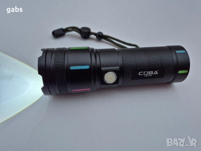 Мощен LED фенер COBA C78 ,2000м, снимка 4 - Къмпинг осветление - 52479922