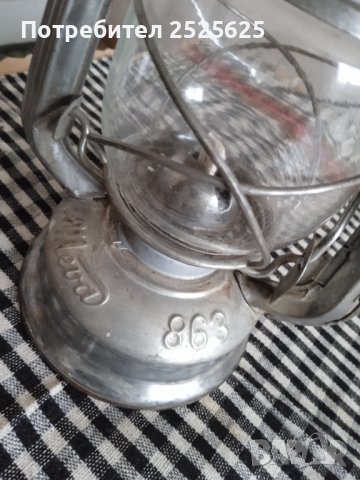 Чехословашки газен фенер, снимка 4 - Лампи за таван - 43907613