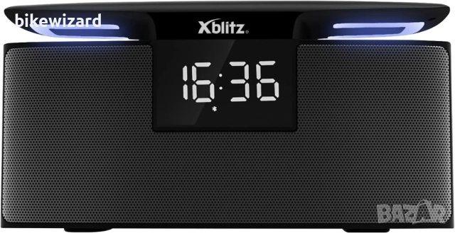 Xblitz HARMONY Преносим високоговорител Черен радио Нощна лампа Радио будилник НОВА, снимка 4 - Bluetooth тонколони - 52587242