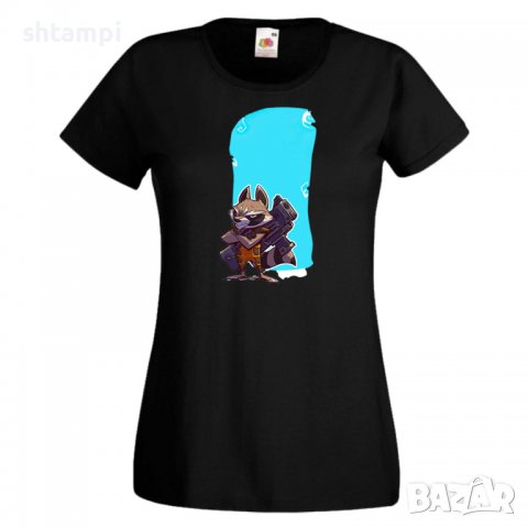 Дамска тениска Marvel Rocket Racoon 1 Игра,Изненада,Подарък,Геймър,, снимка 2 - Тениски - 36748094