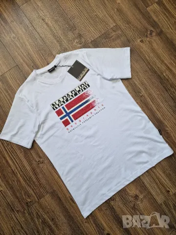 Страхотна мъжка тениска NAPAPIJRI размер S M L XL 2XL  , снимка 2 - Тениски - 49420866