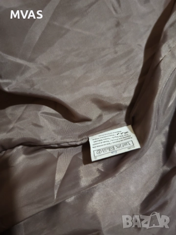 Зимно дамско яке палто кафяво бежово M размер, снимка 4 - Якета - 51858174