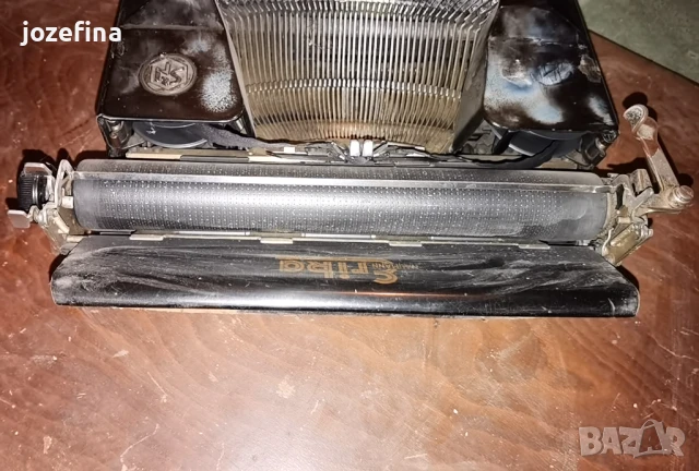 Антикварна печатаща машина Erika Naumann – 1940 г., снимка 7 - Антикварни и старинни предмети - 50830153