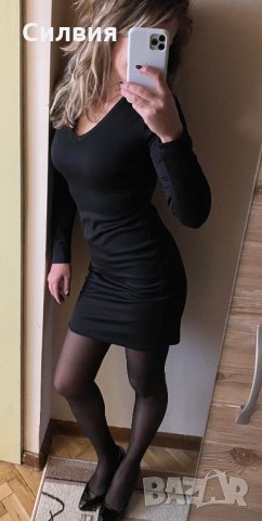 Нова черна рокля, снимка 7 - Рокли - 28319705