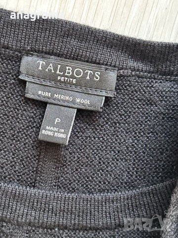 Talbots черна малка секси рокля плетиво 100% мерино , снимка 3 - Рокли - 43887293