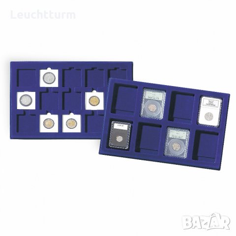  презентационна кутия за 10 броя табли размер L - Leuchtturm, снимка 3 - Нумизматика и бонистика - 33417510