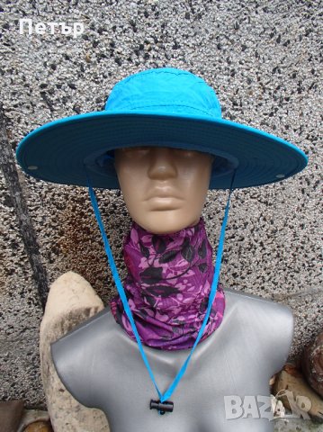 Продавам нова лека лятна бързосъхнеща шапка с голяма периферия и UV защита, снимка 3 - Шапки - 28033531