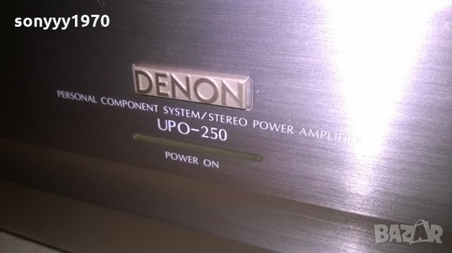 DENON UPO-250 POWER AMPLI-JAPAN ВНОС ШВЕИЦАРИЯ, снимка 14 - Ресийвъри, усилватели, смесителни пултове - 27319092