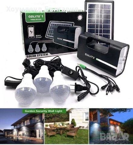 Соларна осветителна система със зарядни 10в1 става, снимка 3 - Друга електроника - 43313436