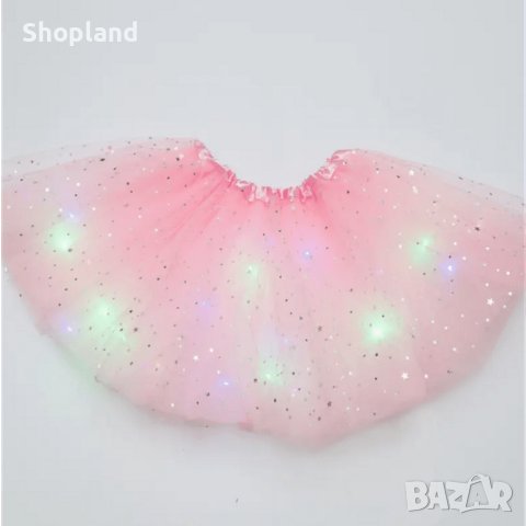 Пола с тюл и LED светлини, снимка 8 - Детски рокли и поли - 43938268