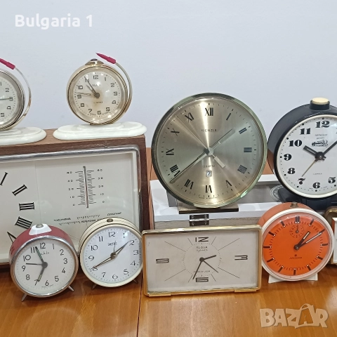 Руски/Немски/Китайски/Японски/Румънски будилници часовници , снимка 6 - Антикварни и старинни предмети - 49761232