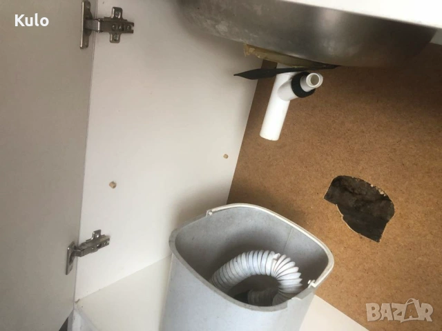 мивка  с отцедник десен   шкаф, снимка 5 - Мивки - 52887463