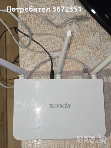 рутер Тенда 3 антени , снимка 2 - Друга електроника - 48436684