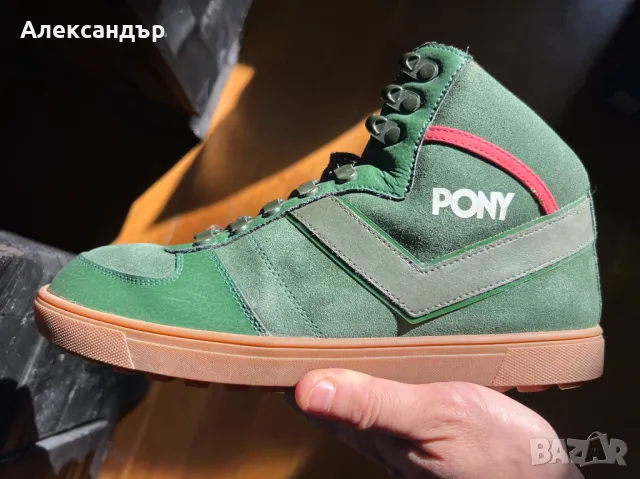 Кецове Pony, с велур и еко кожа, снимка 3 - Кецове - 47822370