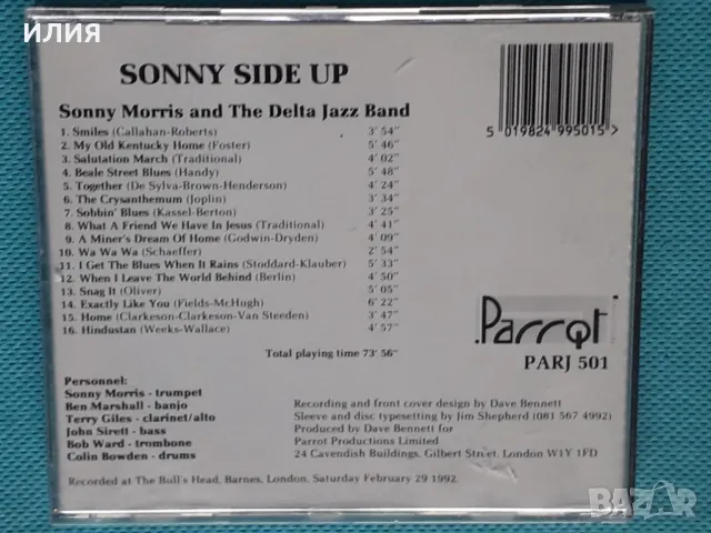 Sonny Morris And The Delta Jazzband – 1992 - Sonny Side Up!(Jazz,Blue, снимка 4 - CD дискове - 48563300