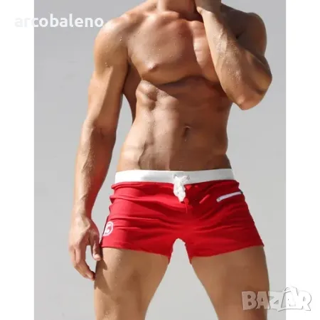 Мъжки модни бански шорти, 5цвята , снимка 7 - Бански - 50075482