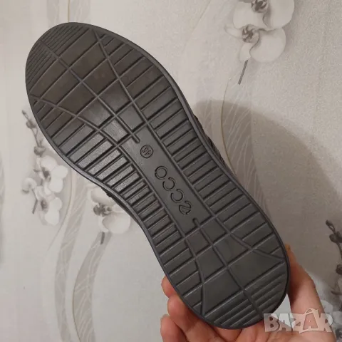 Кожени Обувки ECCO LACE  номер 45, снимка 8 - Ежедневни обувки - 49393888