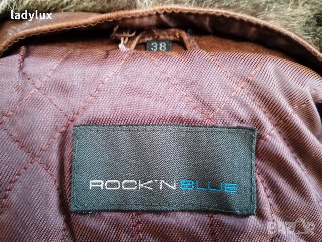 Rock'n Blue, Естествена Кожа, Кожено Манто, Размер 38. Код 1372, снимка 8 - Палта, манта - 34847353