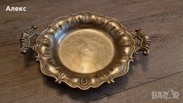 Масивна дебелостенна фруктиера, месинг, 1кг– Франция.