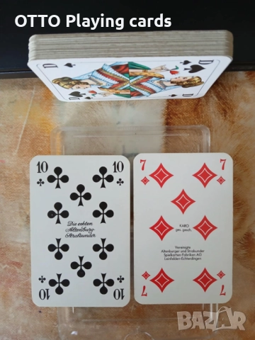 Стари карти за игра, оригинални немски, снимка 4 - Карти за игра - 50381520